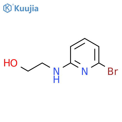 Ethanol, 2-[(6-bromo-2-pyridinyl)amino]- structure