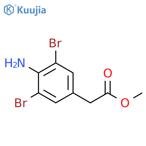 Methyl 4-Amino-3,5-dibromophenylacetate structure