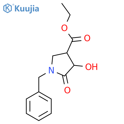Ethyl 1-Benzyl-4-hydroxy-5-oxopyrrolidine-3-carboxylate structure