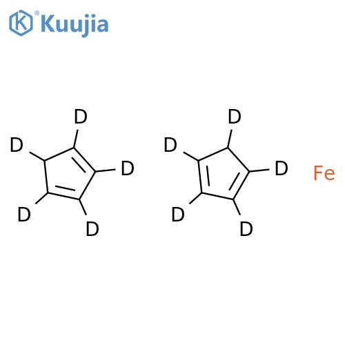 Ferrocene-d10 structure