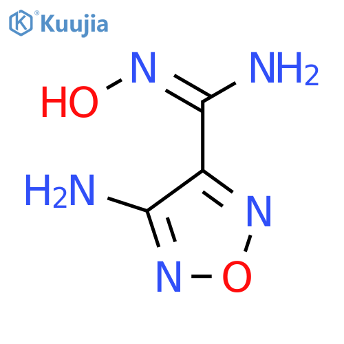 4-amino-N'-hydroxy-1,2,5-oxadiazole-3-carboximidamide structure
