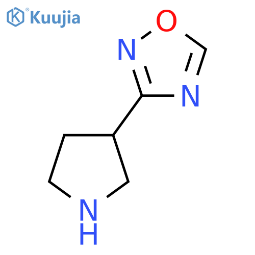 3-(Pyrrolidin-3-yl)-1,2,4-oxadiazole structure