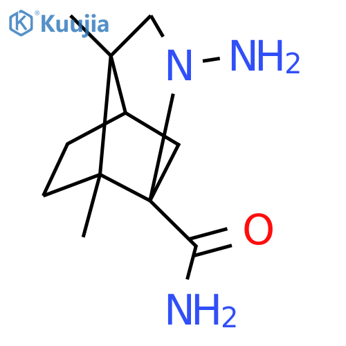 4-amino-6,7-dimethyl-4-azatricyclo[4.3.0.0^{3,7}]nonane-3-carboxamide structure