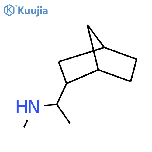 (1-{Bicyclo2.2.1heptan-2-yl}ethyl)(methyl)amine structure