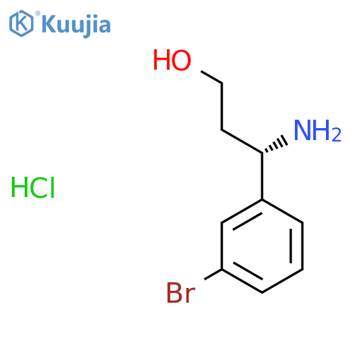 (S)-3-Amino-3-(3-bromophenyl)propan-1-ol Hydrochloride structure