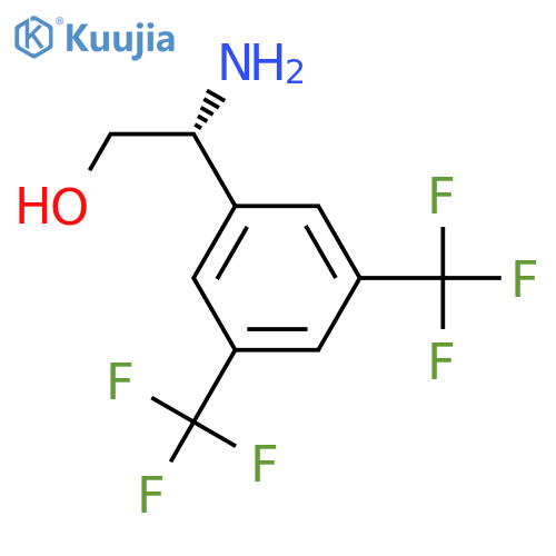 (2R)-2-amino-2-3,5-bis(trifluoromethyl)phenylethan-1-ol structure