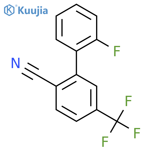 2'-Fluoro-5-(trifluoromethyl)biphenyl-2-carbonitrile structure