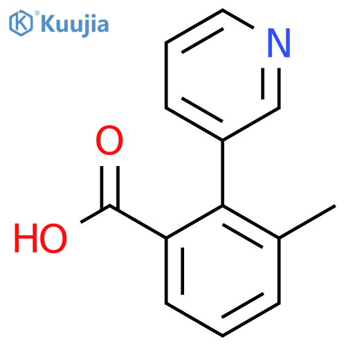 3-Methyl-2-(pyridin-3-yl)benzoic acid structure