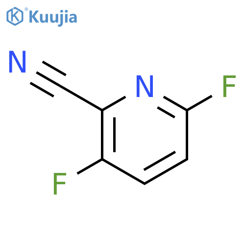3,6-Difluoropicolinonitrile structure