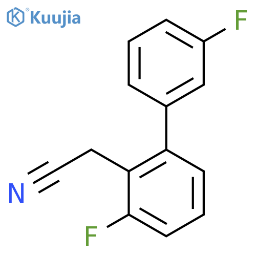2-(3',3-Difluorobiphenyl-2-yl)acetonitrile structure