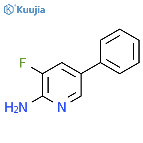 2-Amino-3-fluoro-5-phenylpyridine structure