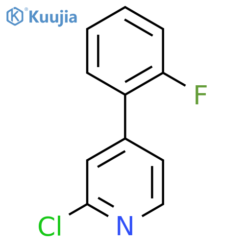 2-Chloro-4-(2-fluorophenyl)pyridine structure