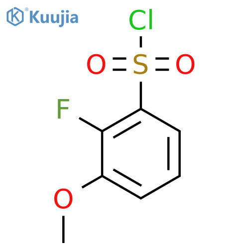 2-Fluoro-3-methoxybenzene-1-sulfonyl chloride structure