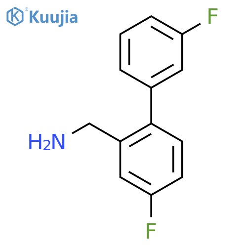 (3',4-Difluorobiphenyl-2-yl)methanamine structure