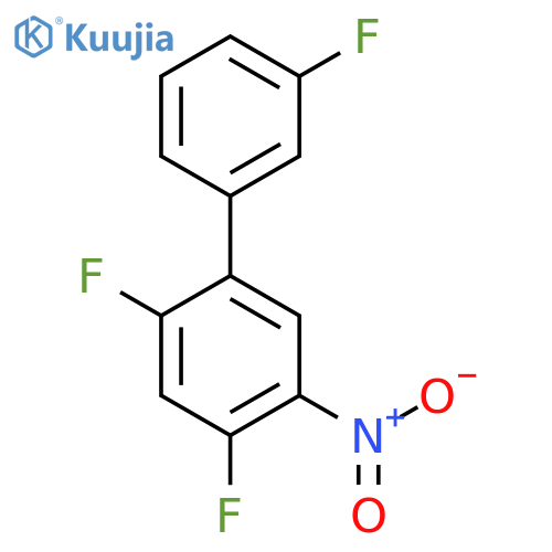 2,3',4-Trifluoro-5-nitrobiphenyl structure