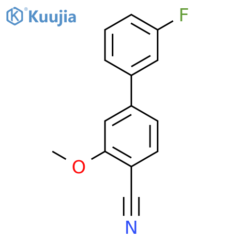 3'-Fluoro-3-methoxybiphenyl-4-carbonitrile structure