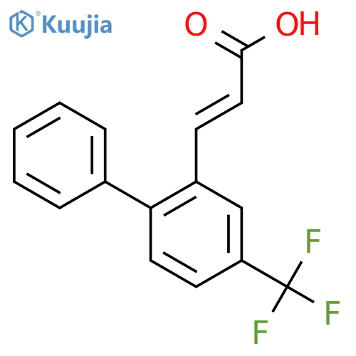 (e)-3-(4-(Trifluoromethyl)biphenyl-2-yl)acrylic acid structure