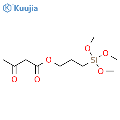 3-trimethoxysilylpropyl 3-oxobutanoate structure
