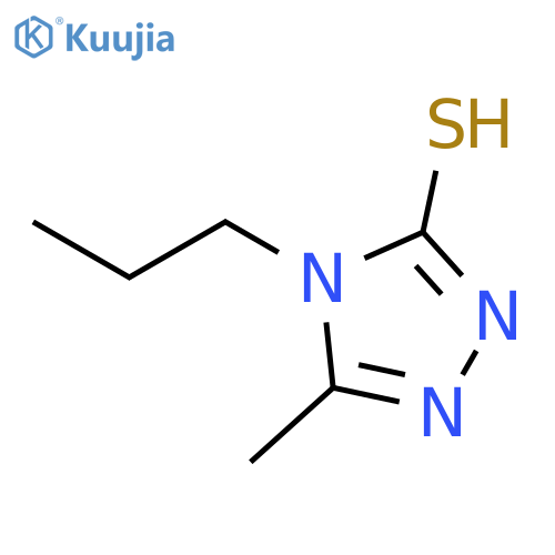 5-Methyl-4-propyl-4H-1,2,4-triazole-3-thiol structure