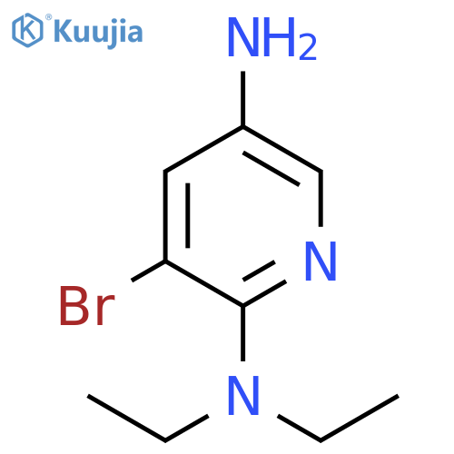 5-Amino-3-bromo-2-(N,N-diethylamino)pyridine structure