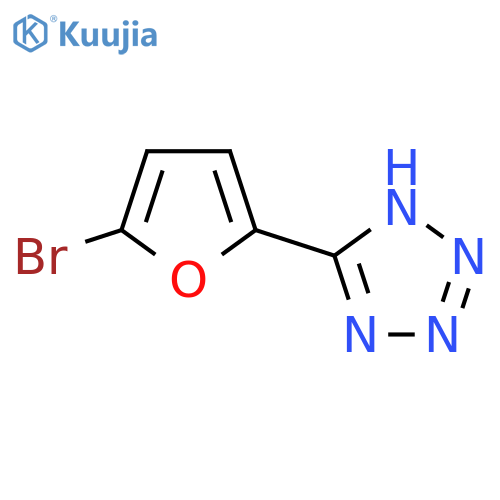 5-(5-bromofuran-2-yl)-1H-1,2,3,4-tetrazole structure