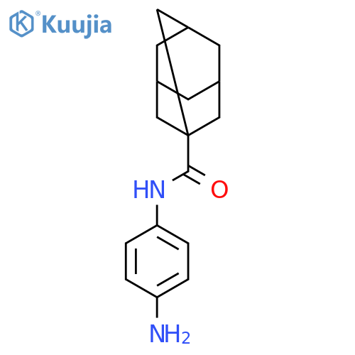 N-(4-Aminophenyl)adamantane-1-carboxamide structure