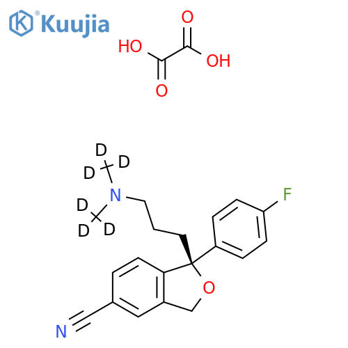 (S)-Citalopram-d6 Oxalate structure