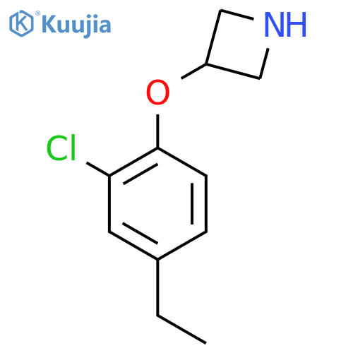 3-(2-Chloro-4-ethylphenoxy)azetidine structure