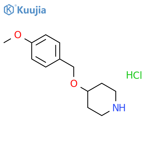 4-[(4-Methoxybenzyl)oxy]piperidine hydrochloride structure
