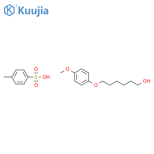 1-Hexanol, 6-(4-methoxyphenoxy)-, 4-methylbenzenesulfonate structure