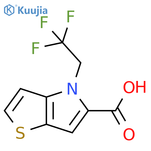 4-(2,2,2-TRIFLUOROETHYL)-4H-THIENO[3,2-B]PYRROLE-5-CARBOXYLIC ACID structure