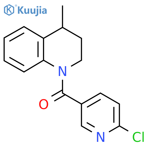 1-(6-Chloropyridine-3-carbonyl)-4-methyl-1,2,3,4-tetrahydroquinoline structure