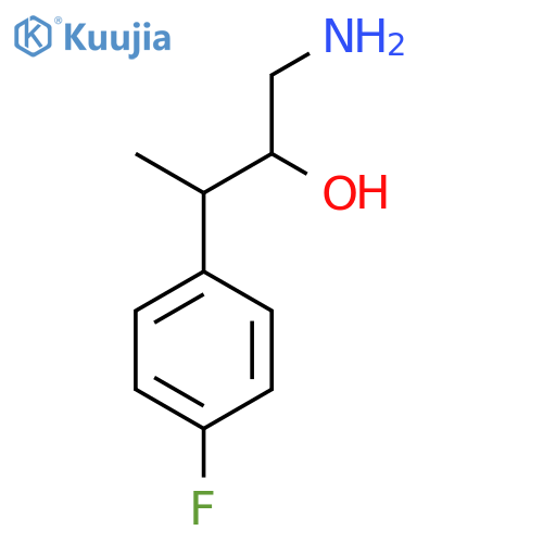 1-amino-3-(4-fluorophenyl)butan-2-ol structure