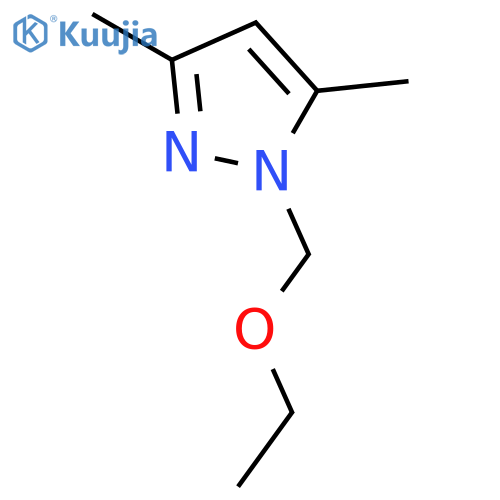 1H-Pyrazole,1-(ethoxymethyl)-3,5-dimethyl- structure