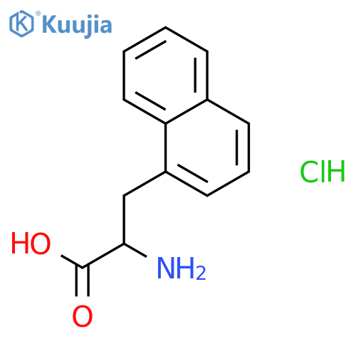 (S)-2-Amino-3-(naphthalen-1-yl)propanoic acid hydrochloride structure