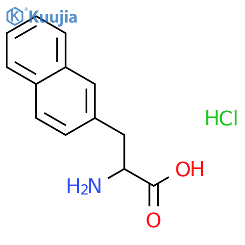 3-(2-Naphthyl)-D-alanine hydrochloride structure