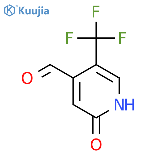 2-Hydroxy-5-(trifluoromethyl)isonicotinaldehyde structure