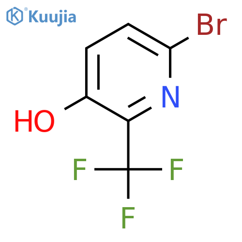 6-Bromo-3-hydroxy-2-(trifluoromethyl)pyridine structure