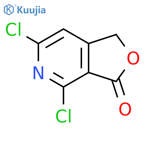 Furo[3,4-c]pyridin-3(1H)-one, 4,6-dichloro- structure