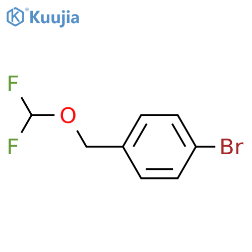 1-bromo-4-difluoro(methoxy)methylbenzene structure