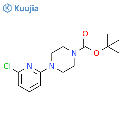 tert-butyl 4-(6-chloropyridin-2-yl)piperazine-1-carboxylate structure