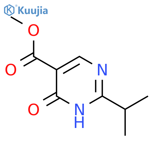 Methyl 4-hydroxy-2-(propan-2-yl)pyrimidine-5-carboxylate structure