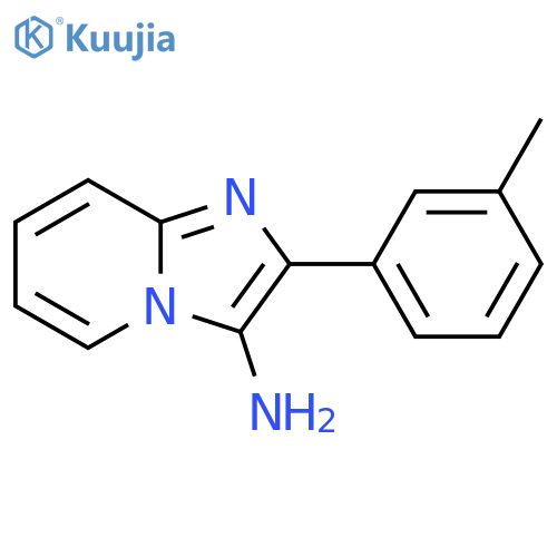 2-(3-METHYLPHENYL)IMIDAZO[1,2-A]PYRIDIN-3-AMINE structure