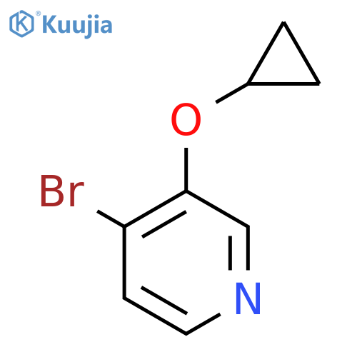 4-Bromo-3-cyclopropoxypyridine structure