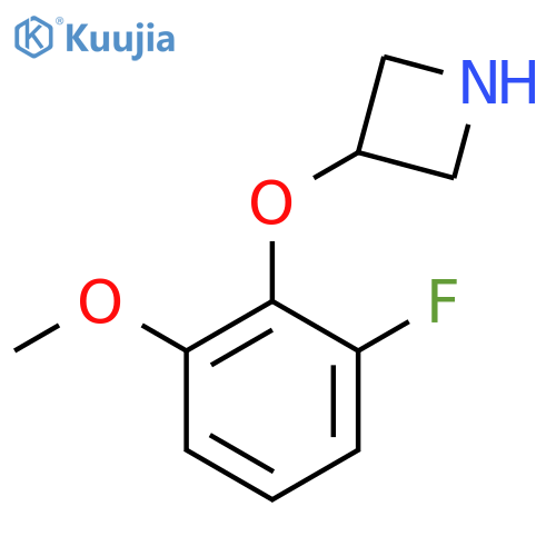 3-(2-fluoro-6-methoxyphenoxy)azetidine structure
