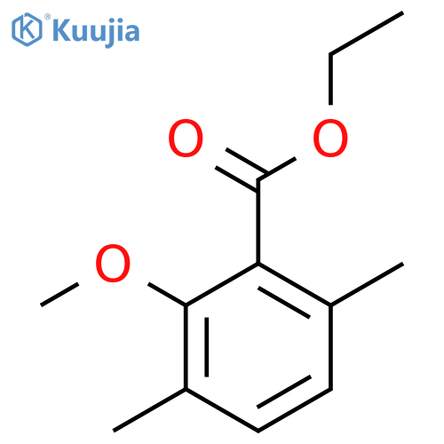 Ethyl 2-methoxy-3,6-dimethylbenzoate structure