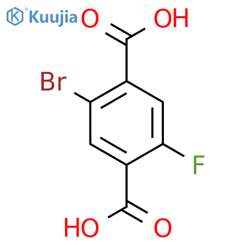 2-Bromo-5-fluoroterephthalic acid structure