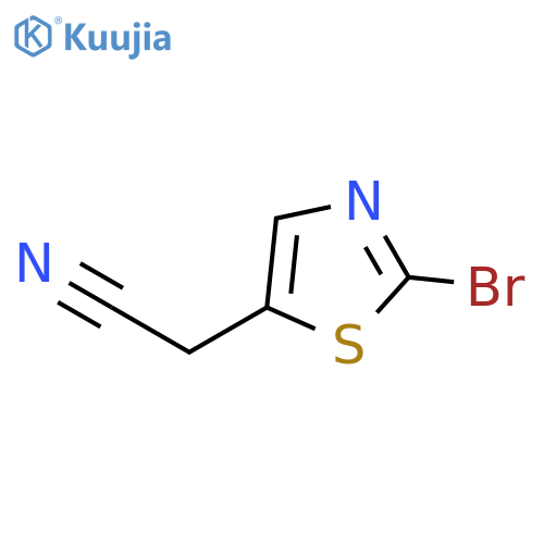2-(2-Bromothiazol-5-yl)acetonitrile structure