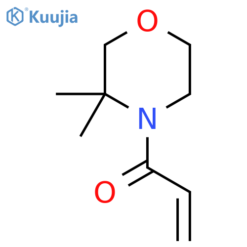 1-(3,3-Dimethylmorpholin-4-yl)prop-2-en-1-one structure