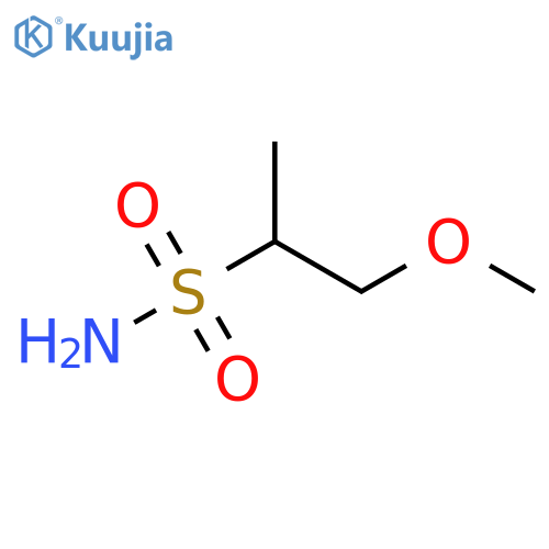 1-Methoxypropane-2-sulfonamide structure